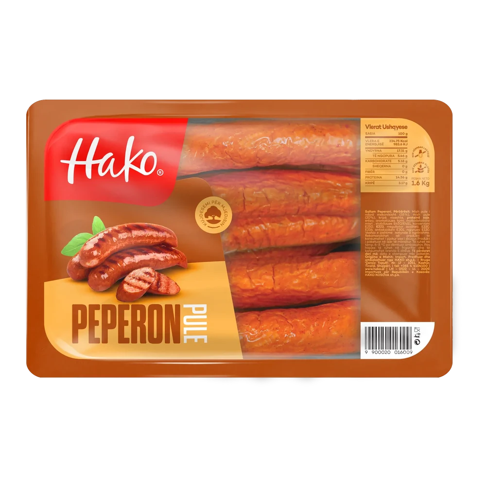 Hako. Virshlle pule peperoni, 1kg